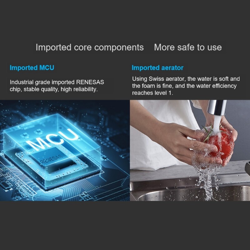 Smart Touchless Faucet Infrared Sensor Adapter Sink Water Saving Automatic Faucets Nozzle Adapter for Kitchen