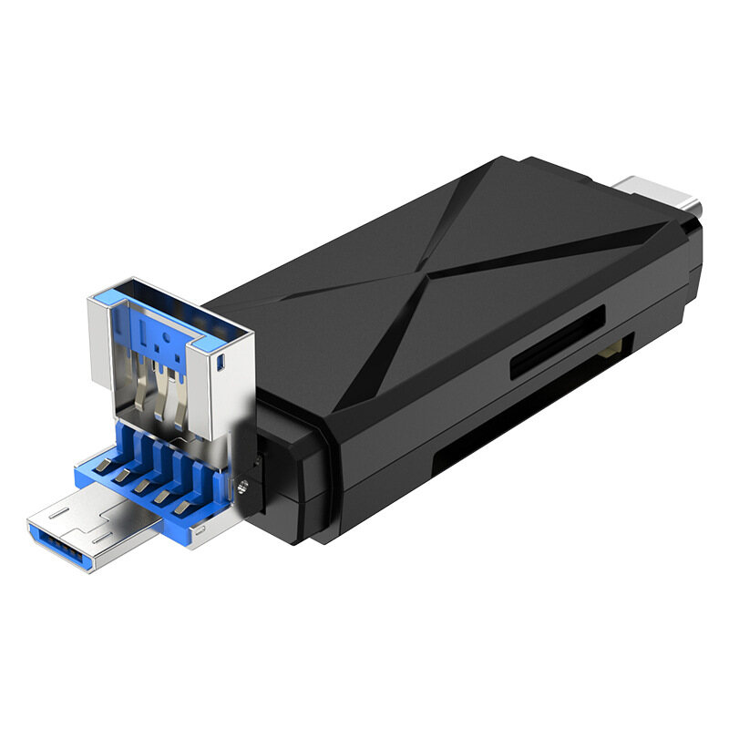 3 in 1 usb 3.0 type c card reader sdhc sd tf microsd card reader micro usb otg 2.0 adapter for android phone tablet pc