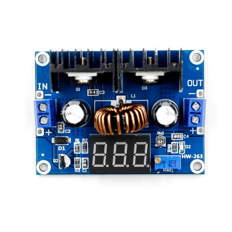DC 4-38V 8A Điều Chỉnh Điện Áp Mô-đun Kỹ Thuật Số PWM Adjustabl DC-DC Bước Xuống Điều Chỉnh Điện Áp XL4016E1 XH-M404