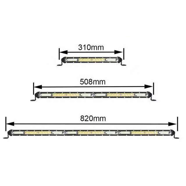 Đèn Led Thanh Đèn LED Sương Mù Lái Xe Đường Địa Hình 12 ''20'' 12V 24V Thanh Đèn Pha Cho Xe Hơi Xe Jeep ATV Xe Tải Thuyền