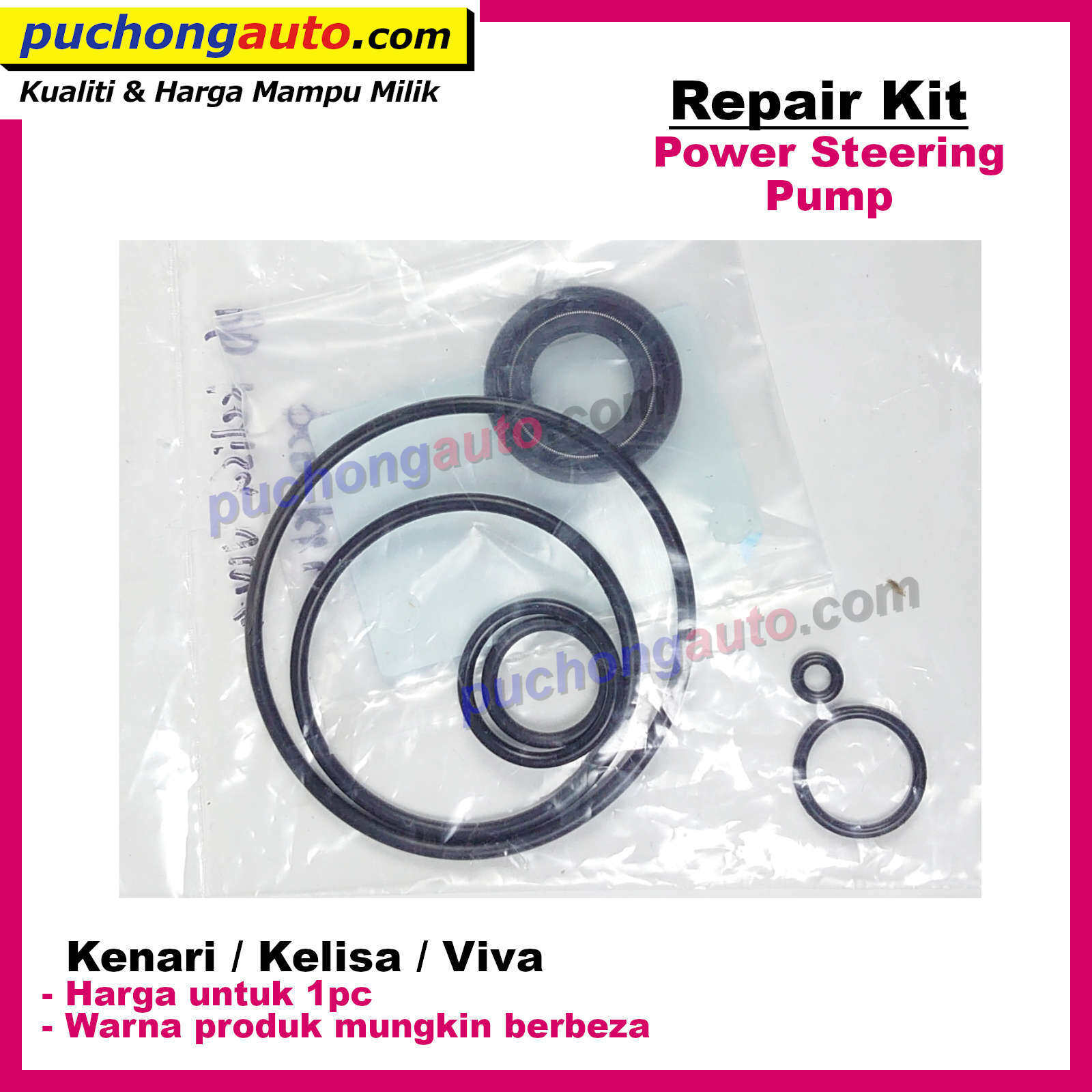 Power Steering Pump Repair Kit Perodua Kenari Kelisa Viva Lazada