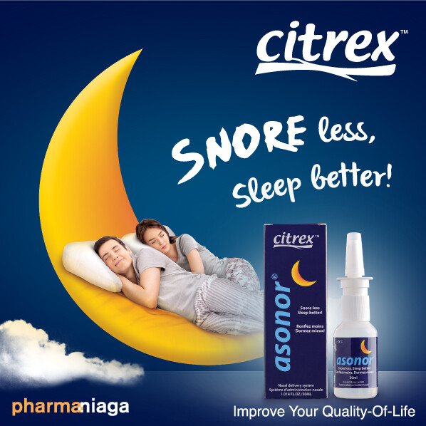 Citrex Asonor Nasal Spray 30ml Henti Dengkur Stop Snoring Lazada