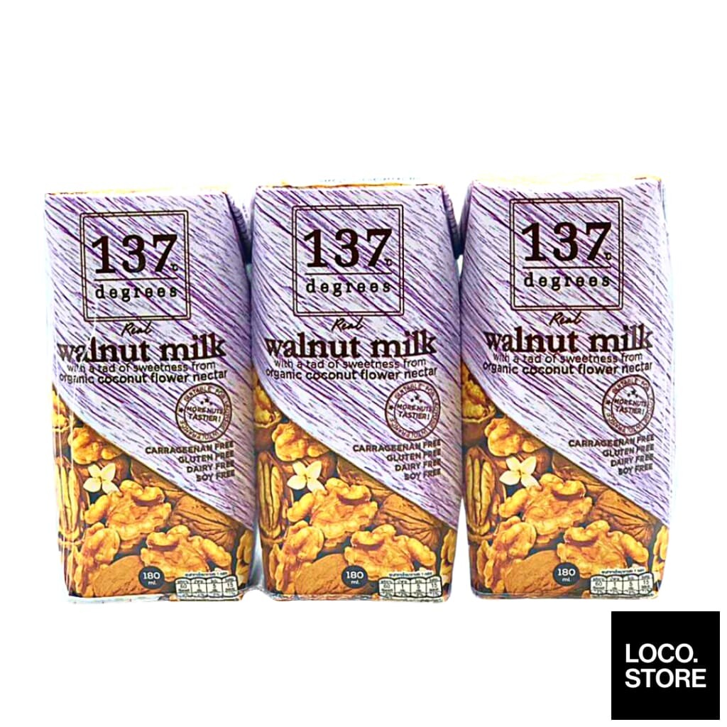 137 Degrees Walnut Milk 3x180ml Lazada