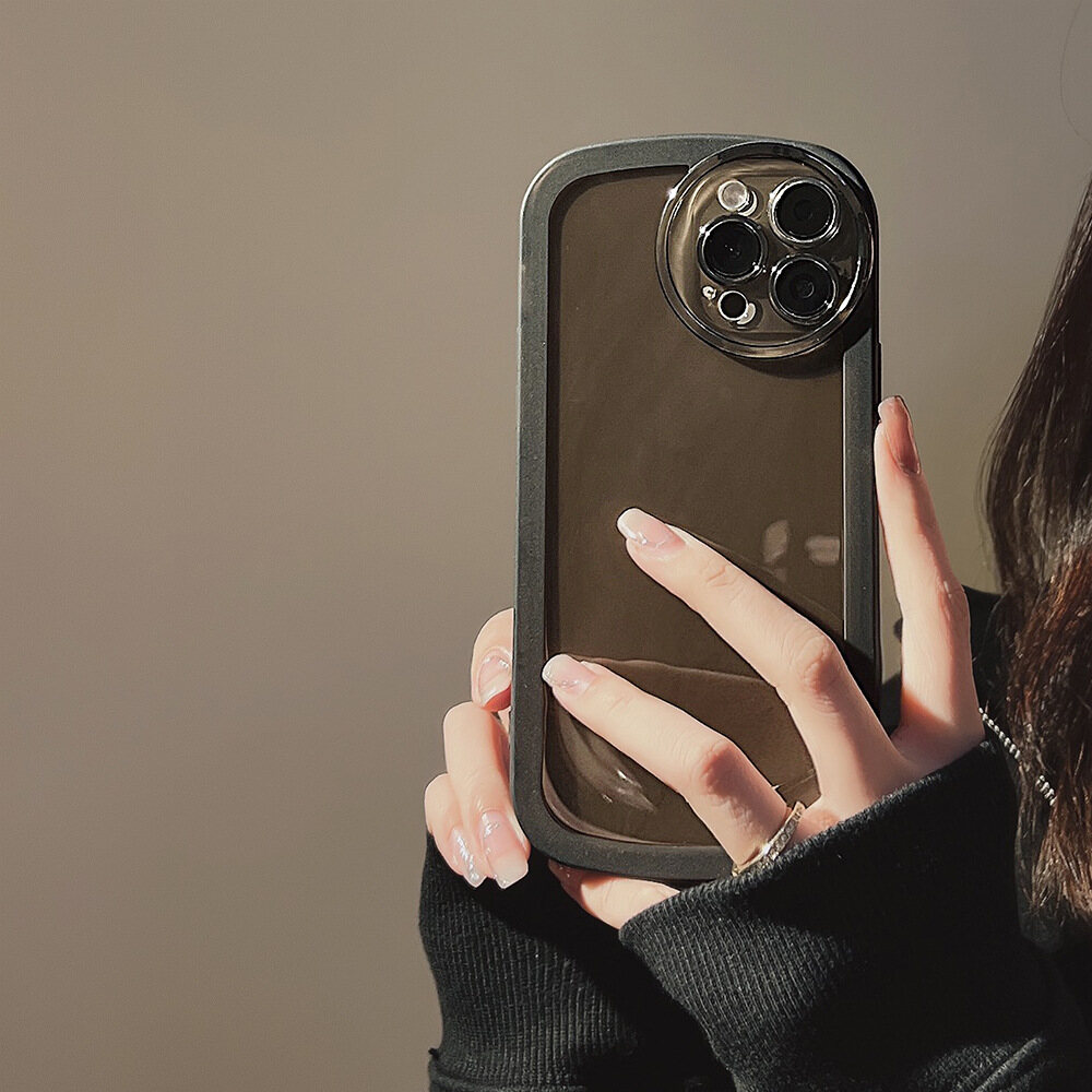 Simple Solid Color Transparent Soft Silicone Cute Casing IPhone 15 15plus 15pro 15promax 14 14plus 14pro 14promax  13 13Pro 13pro Max  12 12Pro 12Pro Max 11 11Pro 11ProMax XS Max XR XS Case for I Fashion Phone Cover