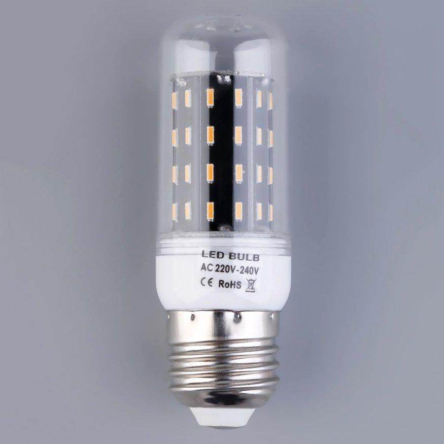 TỐT 8 cái E27 7 W 56 LED 4014 SMD Bao Ngô Ánh Sáng Bóng Đèn Thoáng Mát Trắng/Trắng Ấm