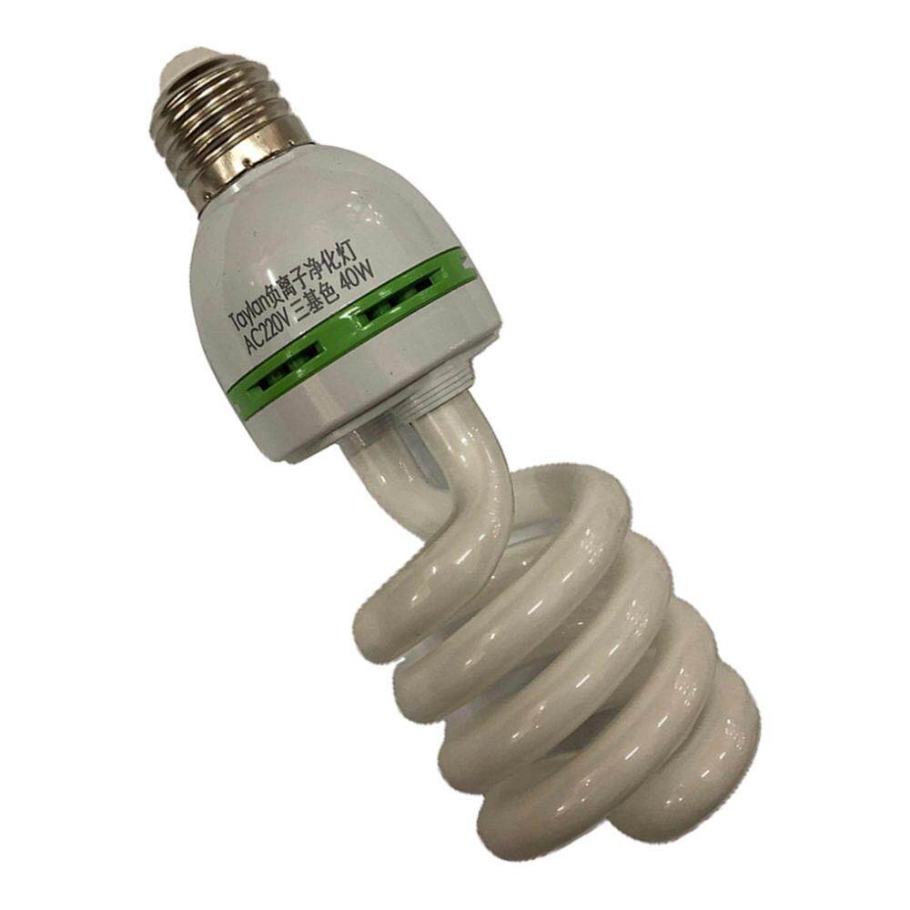 Fityle E27 Negative Ion Spiral Light Bulb Ionizer Anion Air Purifier Bulb 40W