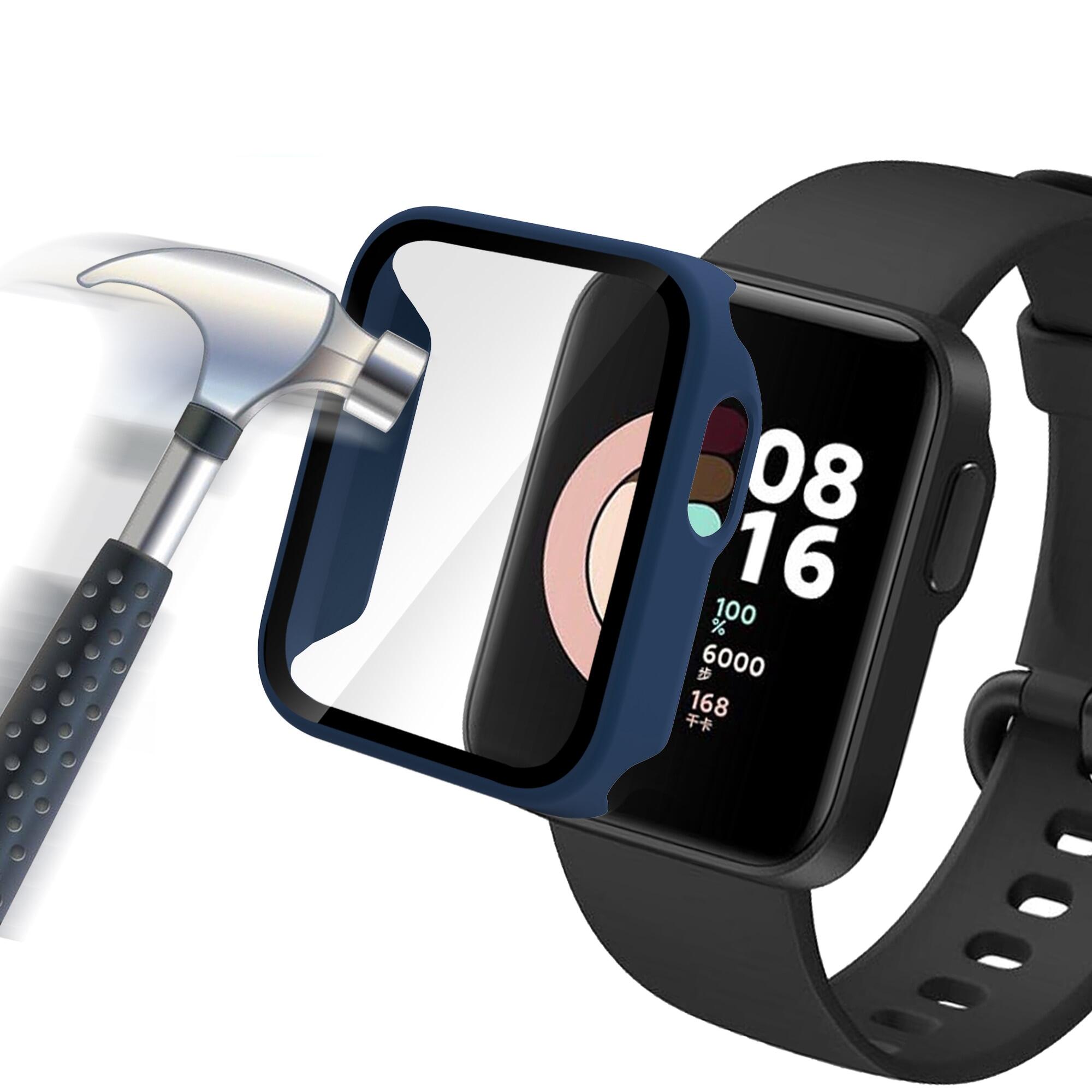 Hard Full Edge Glass Screen Protector Case Shell Frame For Xiaomi Mi Watch Lite/Redmi Smart Watch Protective Bumper Cover