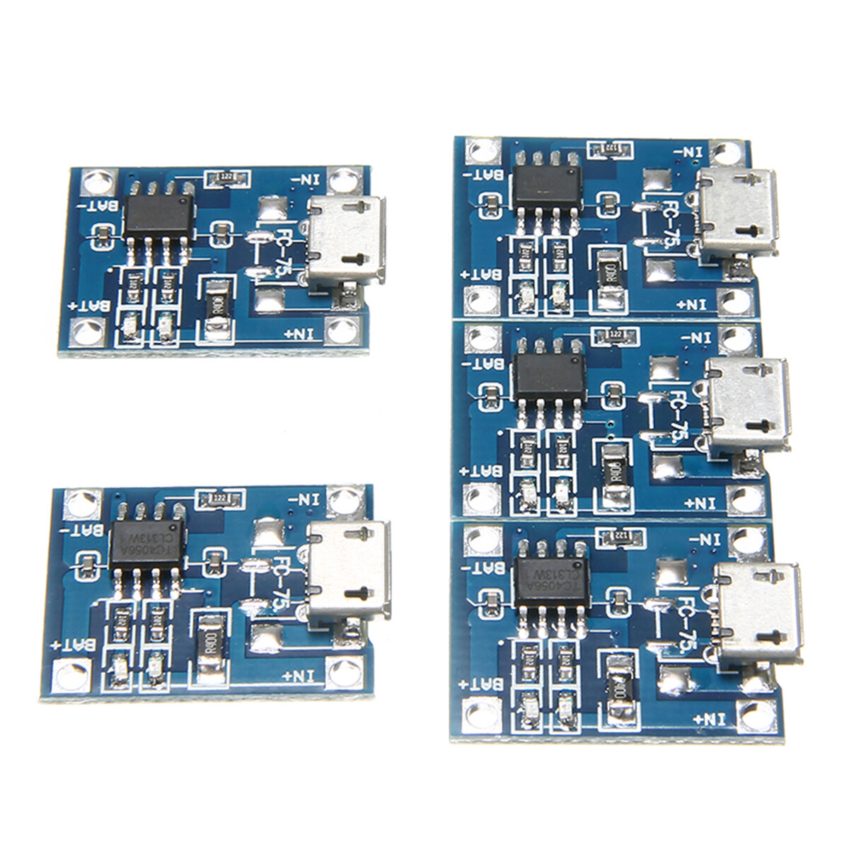 05 Mô đun bo mạch micro USB 5V TP4056 BOKALI cho pin Lithium 1A - intl