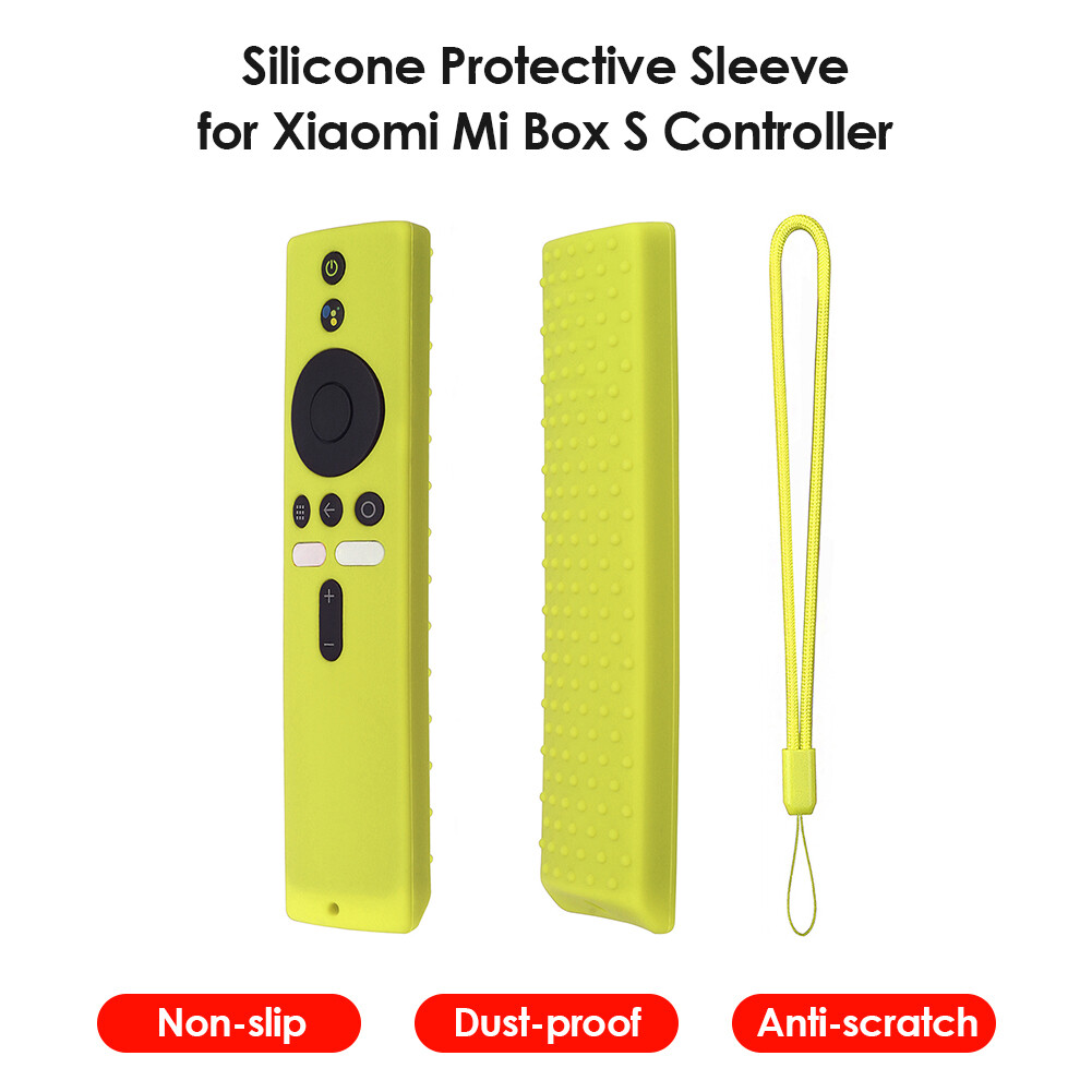 Silicone Remote Control Case for Xiaomi Mi Box S/4K/TV Stick Cover Shockproof Protector