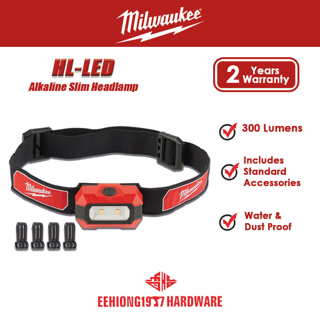 milwaukee 300 lumen headlamp