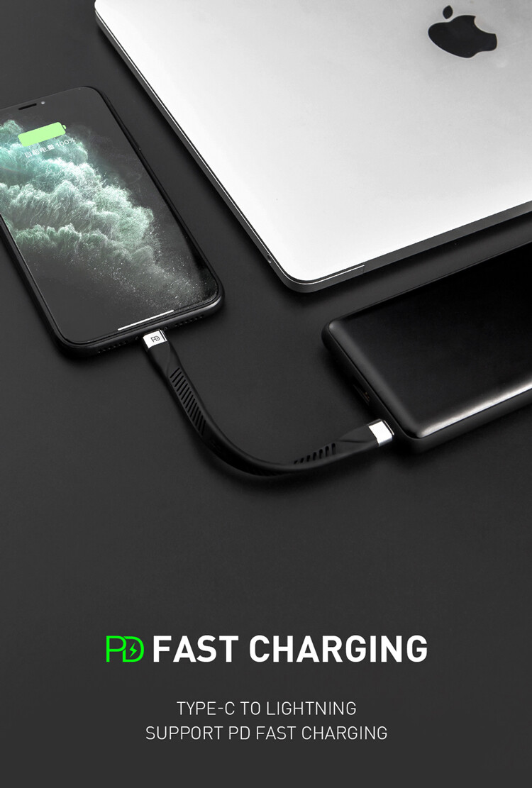 Dây Cáp Sạc ngắn 15cm Recci Cho iPhone Lightning Type C Micro Usb