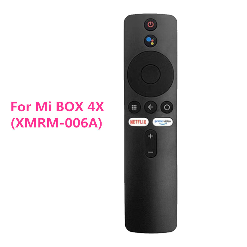 Remote control compatible with for xiaomi xmrm-006 /xmrm-00a /xmrm-006a mi tv bo x s / bo x 4x /bo x 3 /mi tv 4a 4s 4k 43s 55 with voice bluetooth telecontrol
