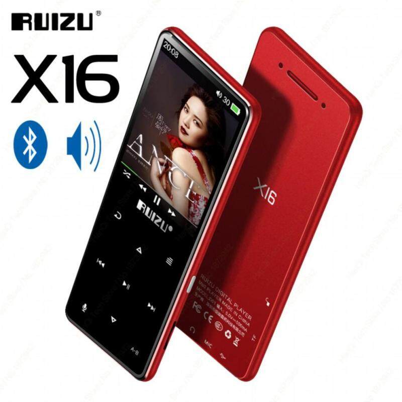 RUIZU X16 Bluetooth MP3 Player Hifi Sports Flac Music Player With Built-in Speaker Support FM Radio Recording E-Book Pedometer
