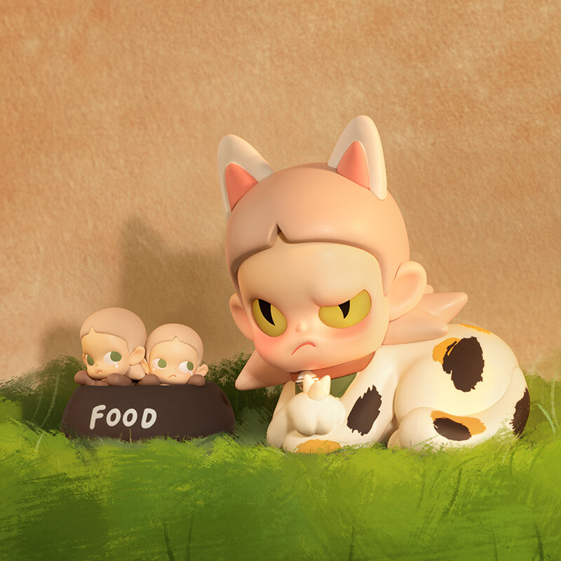 POP MART Zsiga Fussy Cat Figures