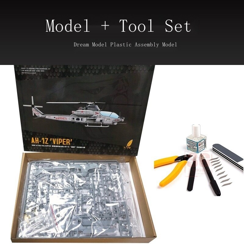 Dream Model DM720012 assembled model military helicopters USMC Attack Helicopter AH1Z VIPER