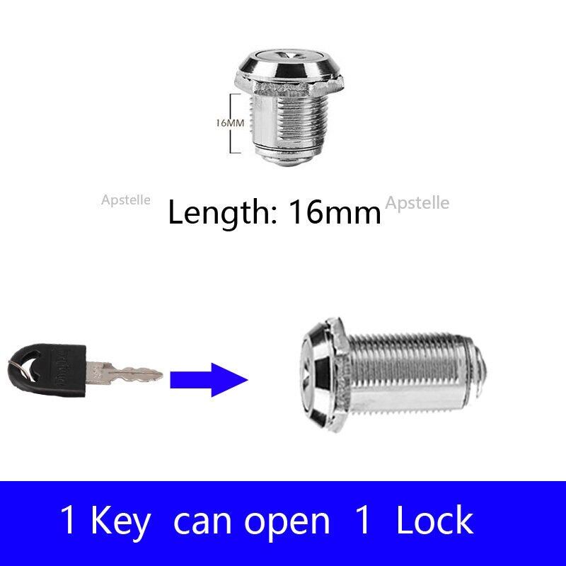 APSTTLE Replacement Desk Drawer Lock With Dedicated Keys 16Mm 20Mm 25Mm