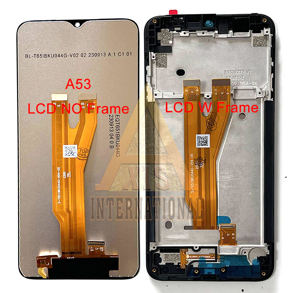 For zte blade a53 lcd display a53 plus a53+ lcd a53 pro screen touch panel digitizer for zte blade a52 lite lcd frame