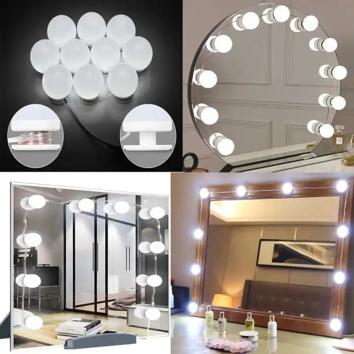 Vanity Mirror Lights Kit Upgraded 3 Color Modes Led For Kit Upgraded 3 Color Modes Led Lights