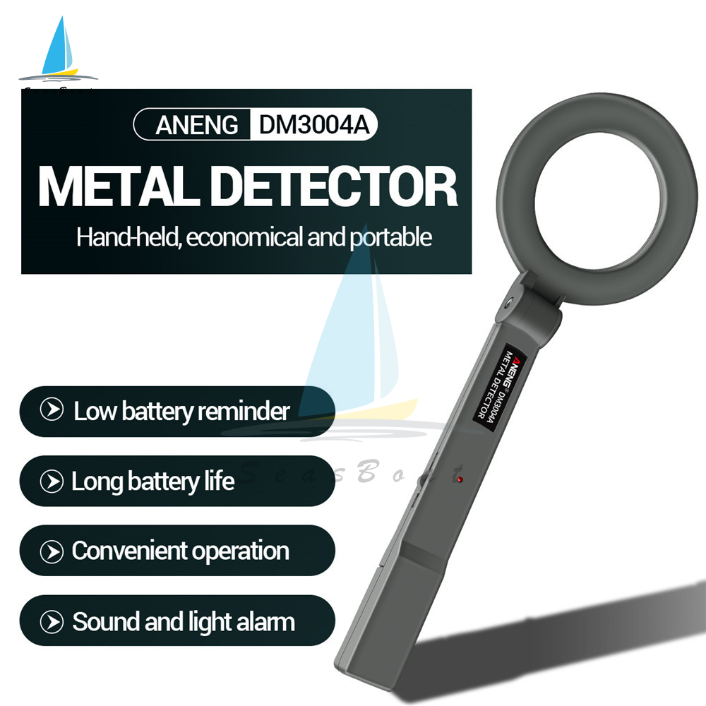 [Seasboat] DM3004A Metal Detector High Sensitivity Body Search Tools Portable Handheld Security Super Scanner Tool Finder
