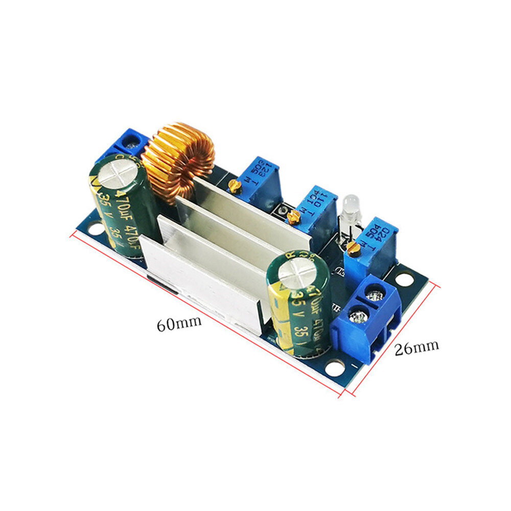 DC-DC Step Down Power Supply Module 4.5-30V to 0.8-30V Buck Adjustable CC/CV Lithium Charge Constant Current Power Supply Board