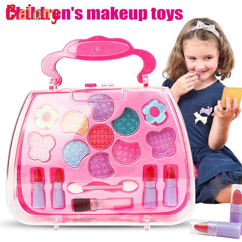 Belony Princess Toys Girl Makeup Tools Set Suitcase Cosmetic Pretend ...