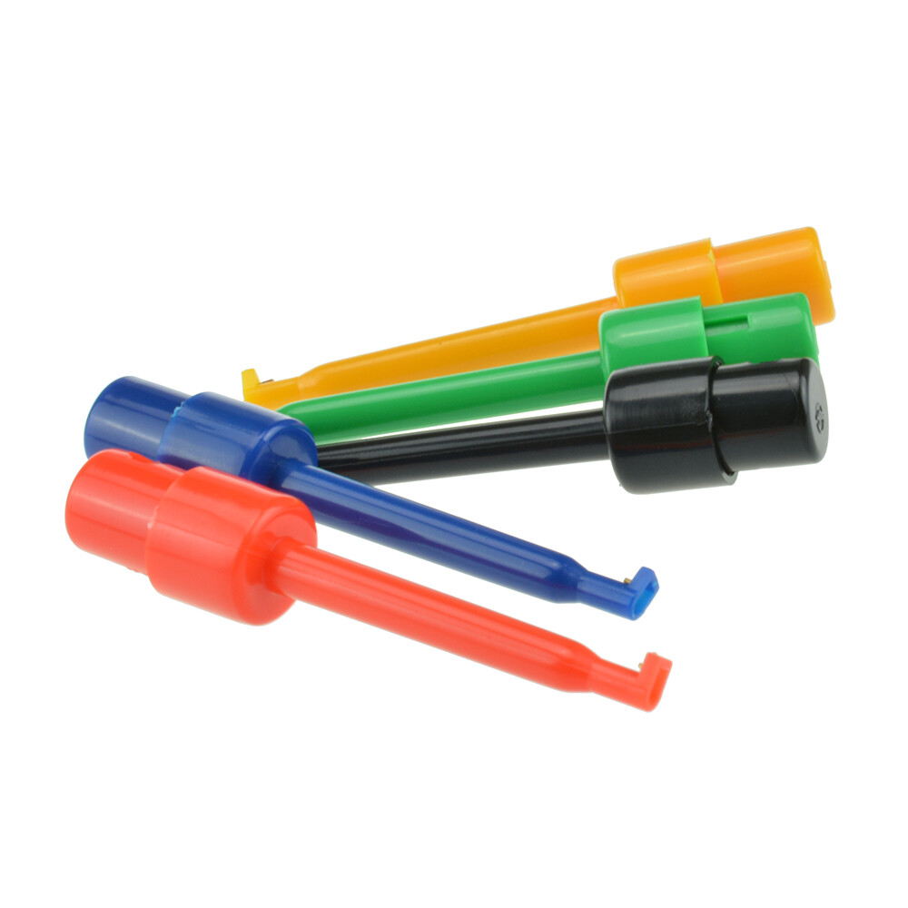 10pcs Large Size Round Single Hook Clip Test Probe for Electronic Testing