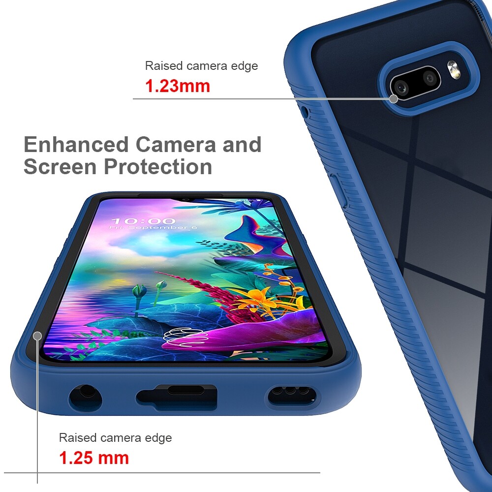 Ốp Bảo Vệ PC Chống Sốc Dòng Màu Trơn Cho LG V50S ThinQ 5G / G8X ThinQ Starry Sky + TPU