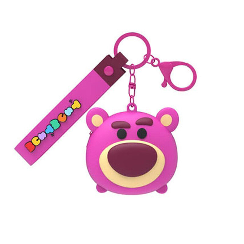 100% Authentic Disney TSUM TSUM Earbuds Case Coin Pouch Silicone Bag Keychain Charm Earbuds Pouch Silicone Soft Pouch Keyring DC1