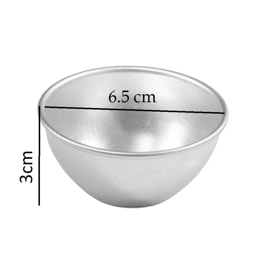 Aluminum Alloy Mould Snowball Mochi Daifuku DIY Half Circle Reusable