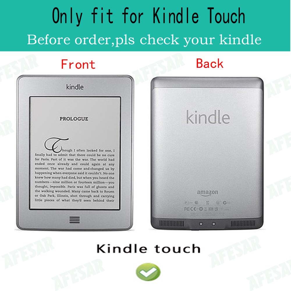 Vỏ Sách điện tử cho cảm ứng Kindle 2011 2012 đầu đọc sách điện tử (Model: d01200) PU mềm mỏng Vỏ bọc bảo vệ bằng da