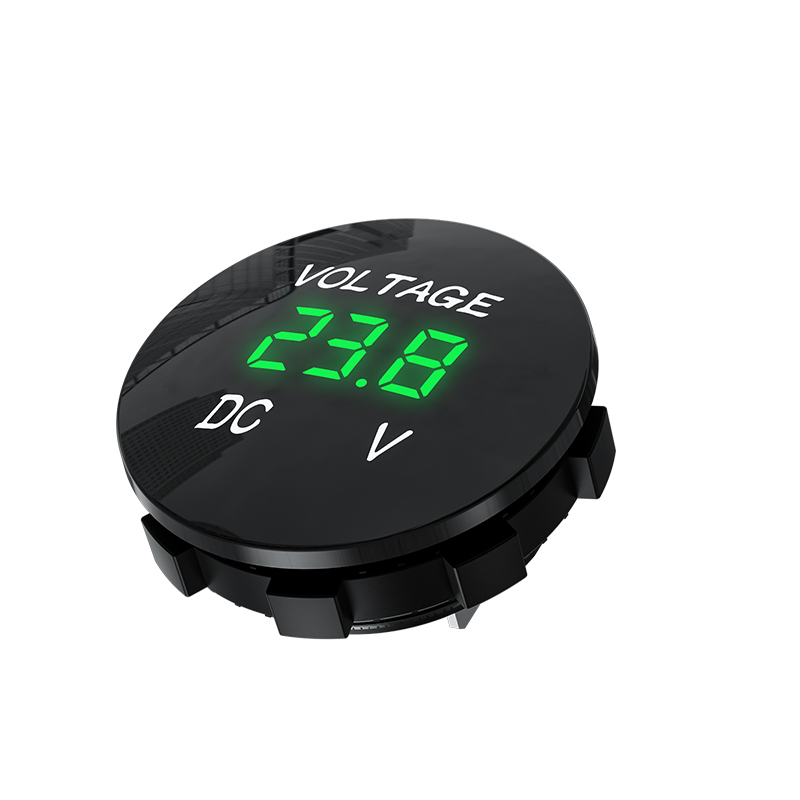 Original DC 12V-24V LED Panel Digital Voltage Volt Meter Display Voltmeter Motorcycle Car