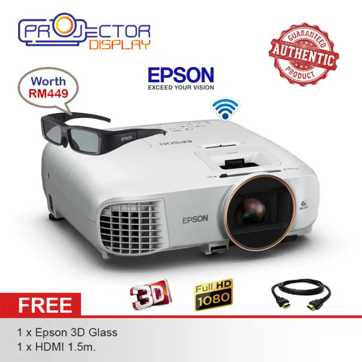 Epson Eh Tw5650 Full Hd 3d Home Theater Home Cinema Home Entertainment Projector Office Education Use Lazada