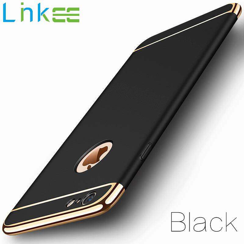 iPhone 7 Plus Case, iPhone 8 Plus Case, 3 in 1 Luxury Gold Hard Case Back Cover Coverage Removable Case