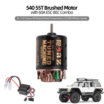 rc crawler motor esc combo