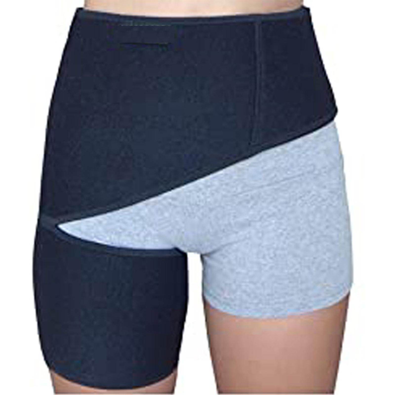 MagiDeal Groin Hip Brace Support Compression Wrap Belt for Hamstring Sciatic Nerve