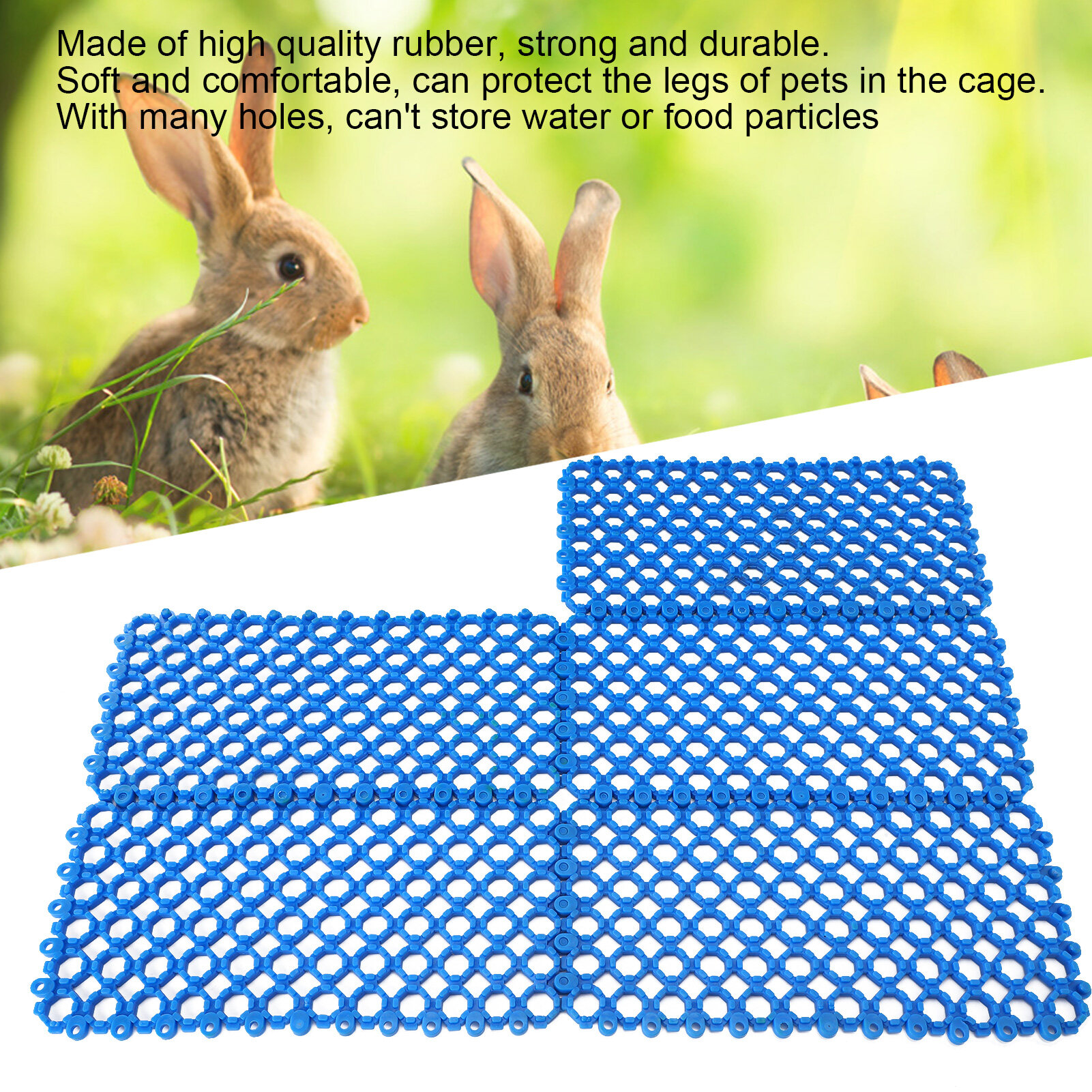 5pcs Thicken Rabbit Cage Mat Floor Rubber Mats Feet Pads For Pet Cats Dogs Lazada Ph 5pcs Thicken Rabbit Cage Mat Floor
