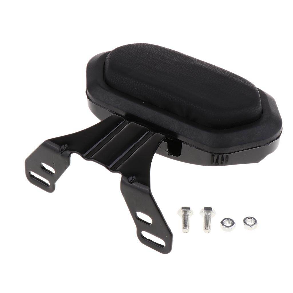 Hicaee Adjustable Driver Backrest Mount Universal for Motorcycle Black