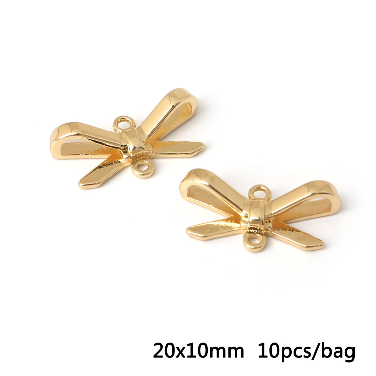 10pcs/Bag Fashion Geometry 9 Styles Alloy Gold Pendant Charms For Jewelry Making DIY Earrings Accessories Handmade