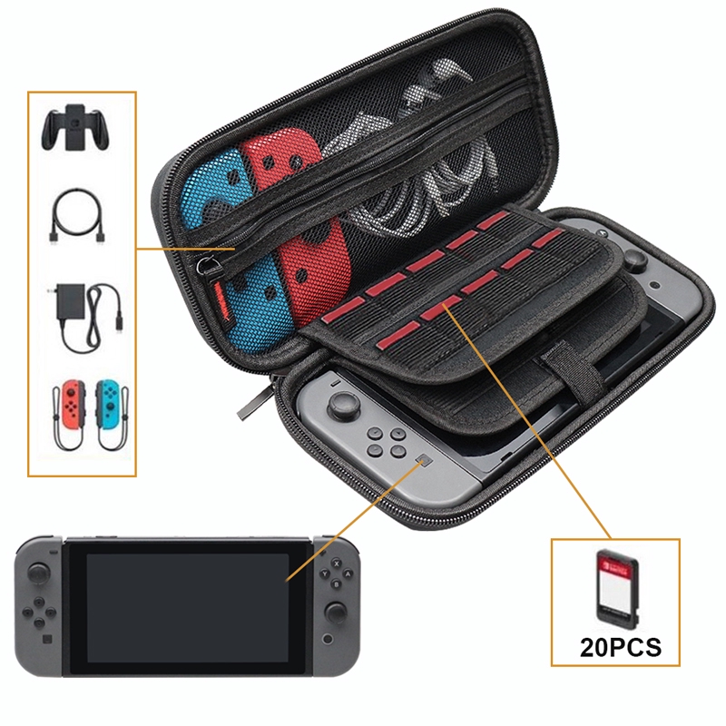 Portable Hard Case For Nintend Switch Console Water-resistent Carrying Storage Bag For NS Nintend Switch Accessories