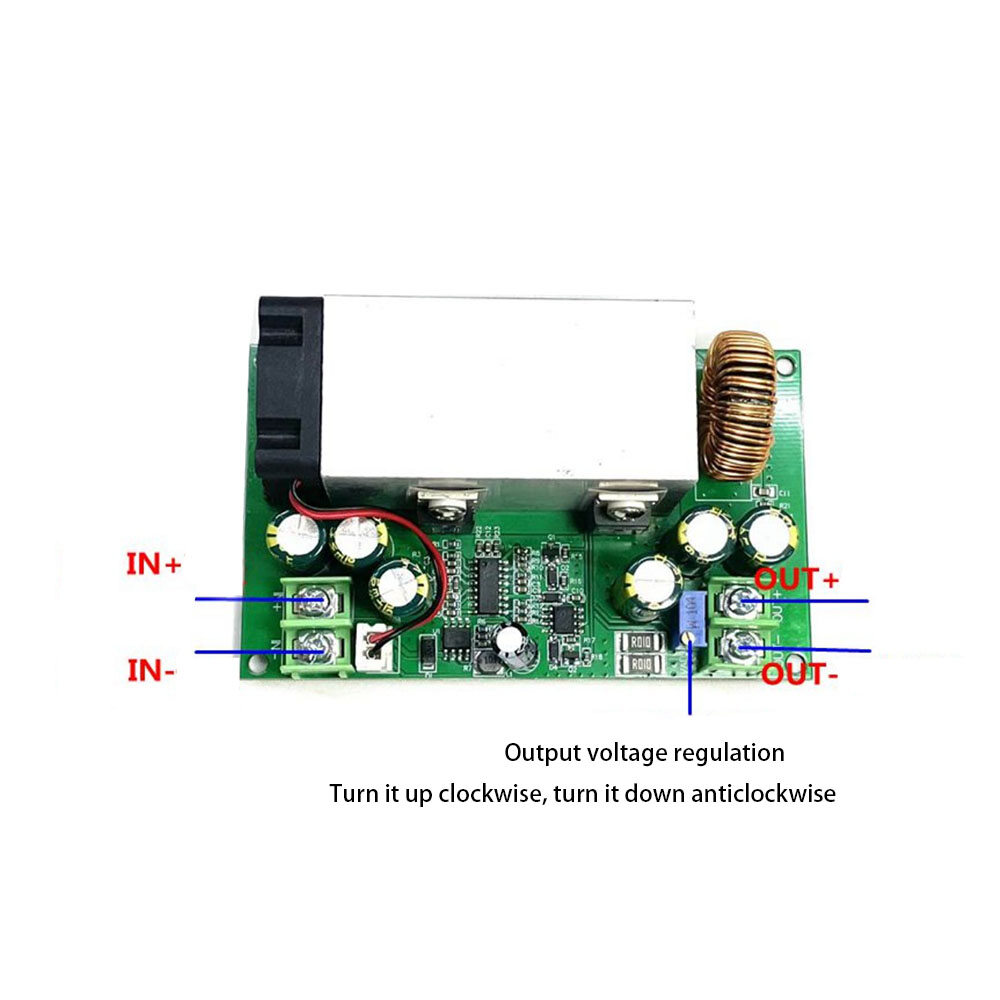 New dc-dc 25a adjustable step down power supply 600w high power 12v-75v to 5v 19v 21v 24v 48v buck converter power supply module