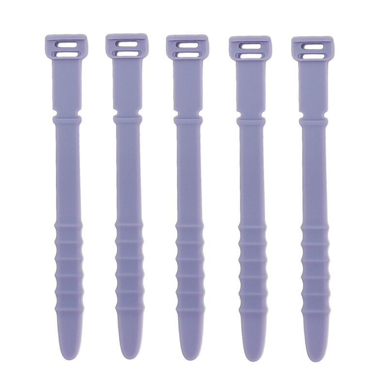 5pcs Universal Fishbone Cable Management Charging Line Earphone Wire Organizer Portable Cable Winder Wrap