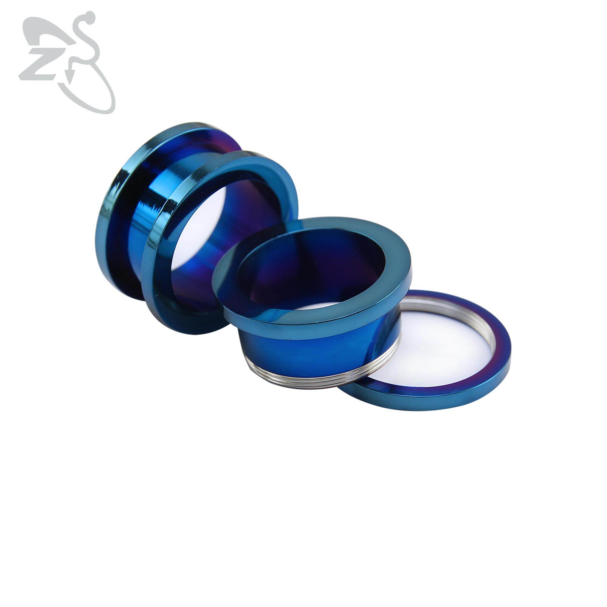 1 Pair 2-30mm Stainless Steel Ear Tunnels Plugs Screw Fit Ear Gauges Piercing Jewelry Ear Stretchers Expander Flesh Tunnels 00g 8mm 10mm