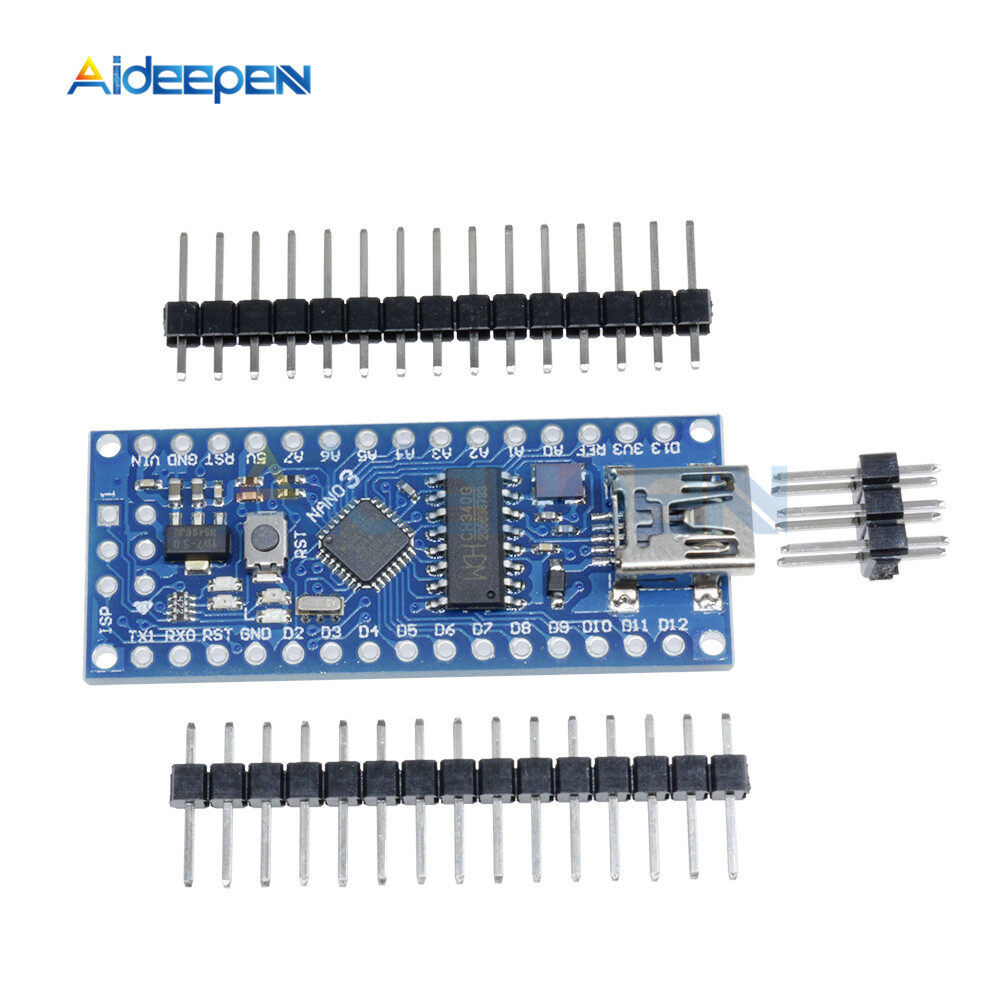 Bảng Mạch Giao Diện Uart Usb Mini Atmega168 Nano V3.0 3.0 Ch340G Ch340 Mô-đun Điều Khiển Vi Mô Vi Điều Khiển Arduino Cho 3.3V 5V