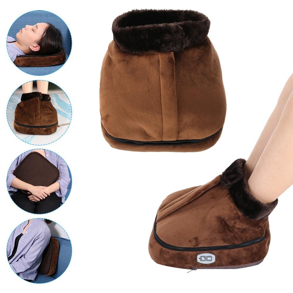 heated foot massage slippers