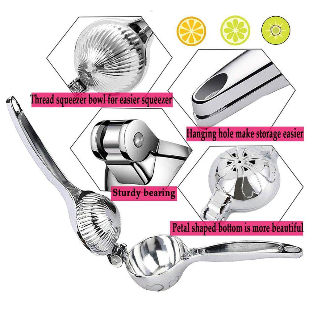 Thép Không Gỉ Làm Tay Lime Green Citrus Orange Trái Chanh Ép Press Máy Ép Trái Cây