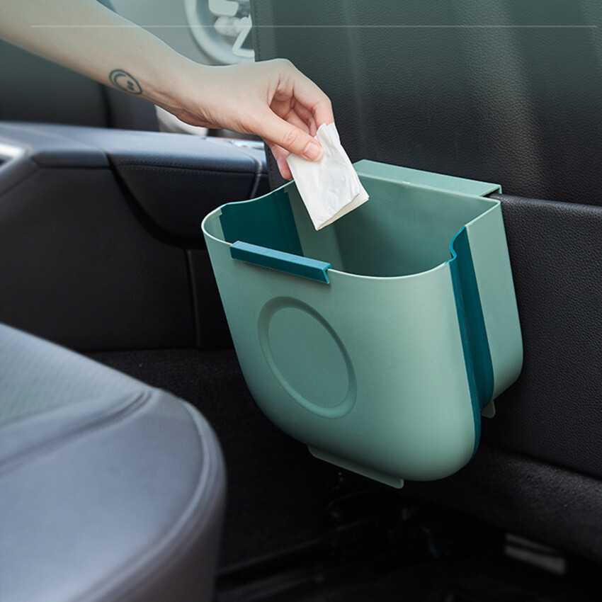 Thùng Rác Gấp Gọn Thùng Giấy Phân Loại Gắn Tường Cửa Tủ Bếp Có Thể Gập Lại Được Thùng Rác Gia Dụng Sáng Tạo