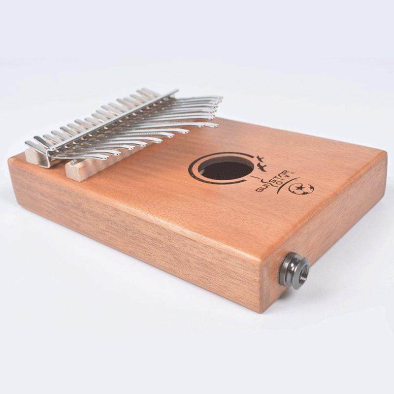 Bán Hàng lớn 17 Phím Ngón Tay Cái Đàn Piano Châu Phi Solid Mahogany Ngón Tay Cái Ngón Tay Piano Sanza Dụng Cụ