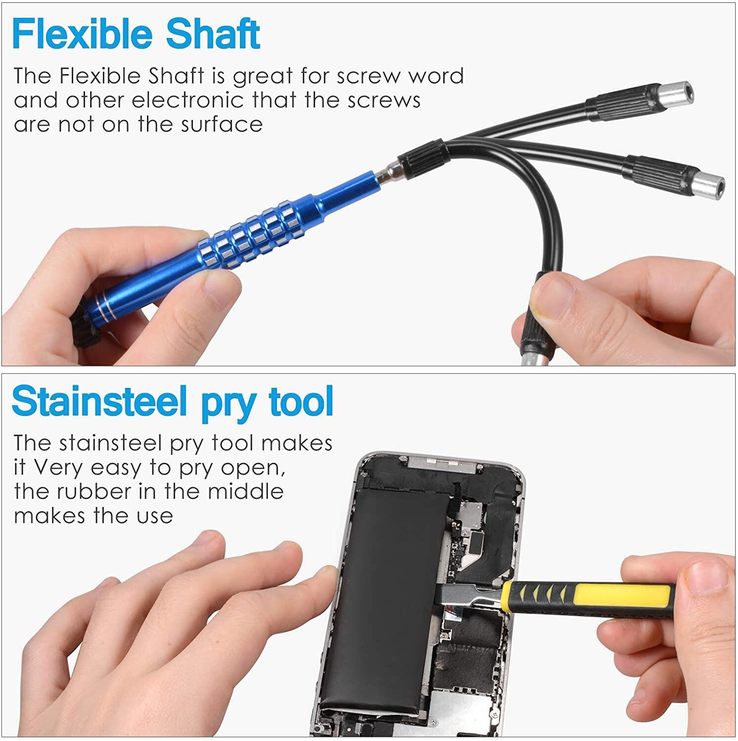55 in 1 Screwdriver Set of Screw Driver Bit Set Multi-function Precision Mobile Phone Repair Device Hand Tools Torx Hex