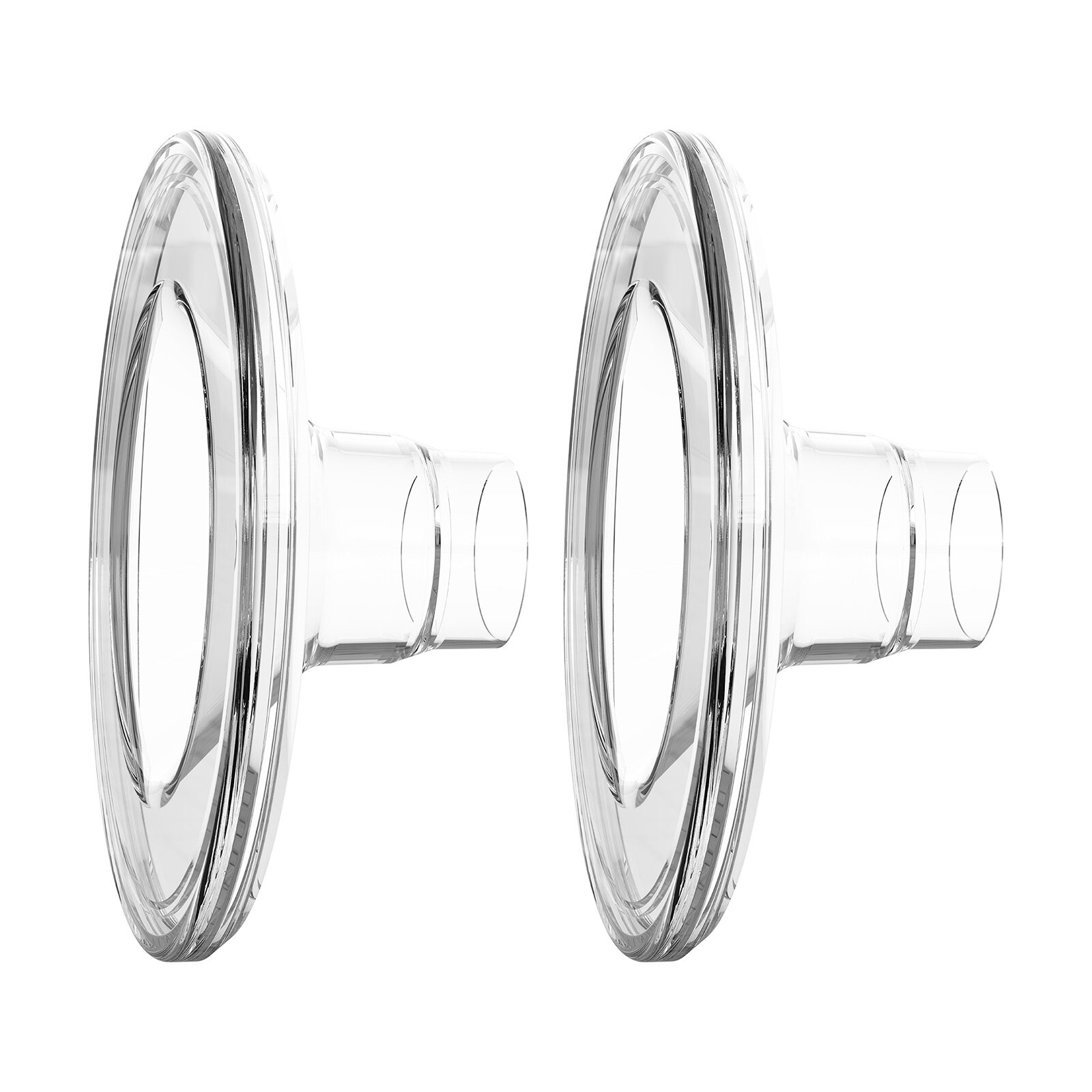 YOUHA Phụ Kiện Thay Thế Máy Hút Sữa Bằng Điện Bao Gồm 2 Chiếc Tấm Chắn Ngực 24Mm/28Mm Bằng Silicon Mềm Cấp Thực Phẩm Cho Máy Hút Sữa Đeo Được INS