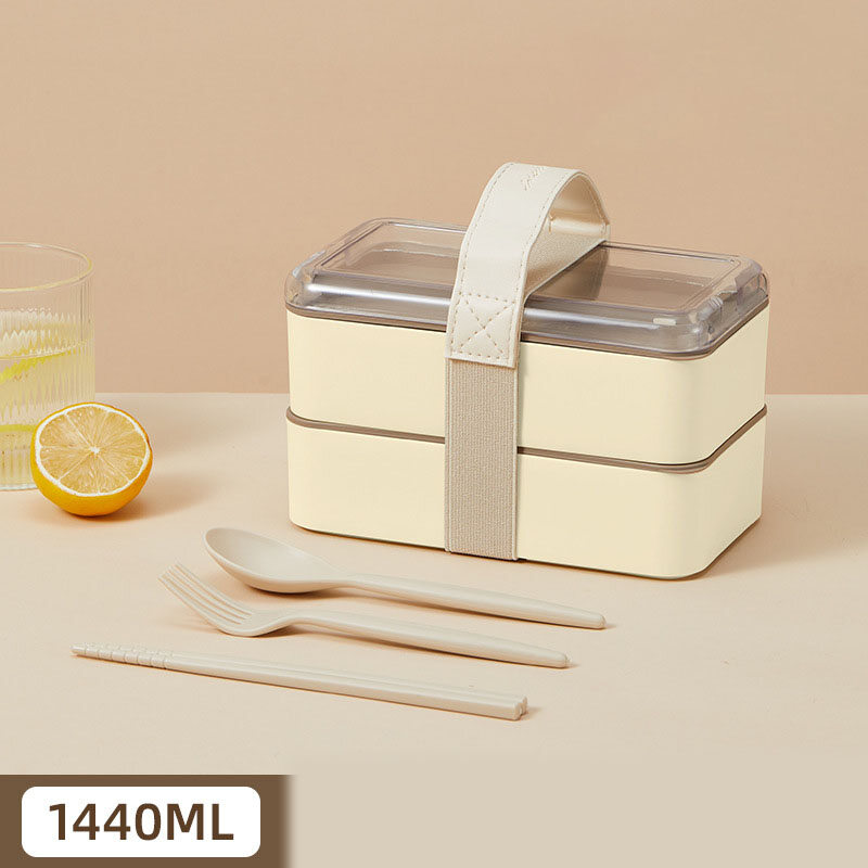 KS Japanese square lunch box office workers sealed portable fat-reducing lunch box salad fruit box multi-layer frame lunch box.